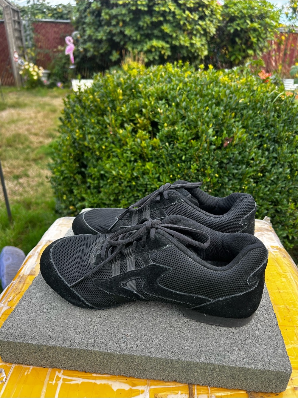 Sansha Jazz Women’s Black Performance Lace-Up dancing Sneakers Size 11M